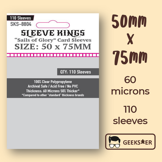 [50 X 75mm] 8804 Sleeve Kings "Sails of Glory"