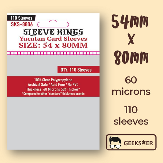 [54 X 80mm] 8806 Sleeve Kings Yucatan