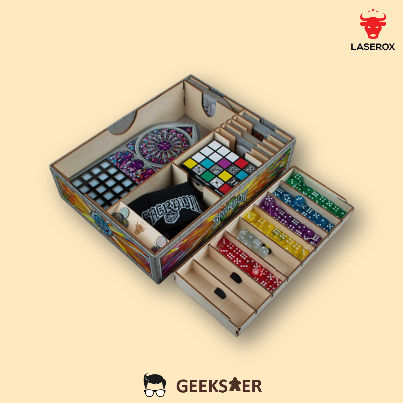 Sagrada Storage [Sagrada | 5 & 6 Player Expansion | The Great Facades - Passion | The Great Facades - Life | Promos]