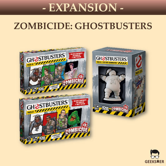 Zombicide Ghostbusters Pack #1, #2 + Stay Puft Abomination [Limited Edition]